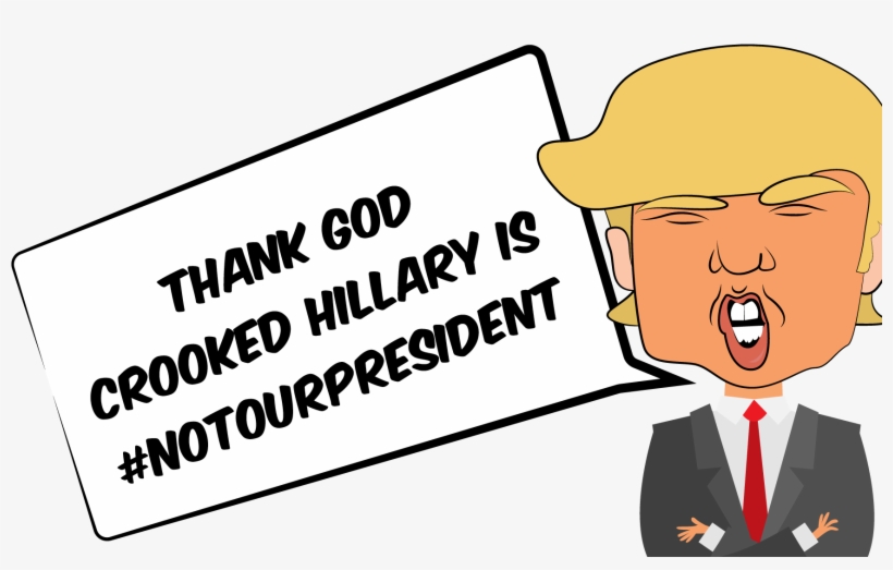 Donald Trump 4 Life - Cartoon, transparent png #9279215