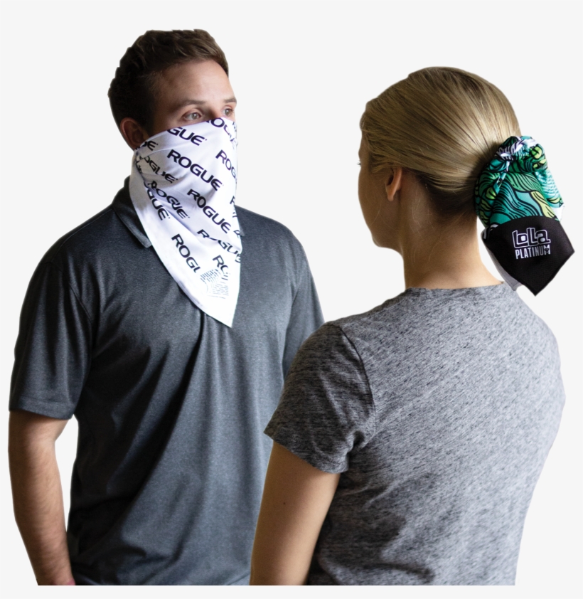 Made Of 100% Polyester Fabric, These Lightweight Bandanas - Girl, transparent png #9279254