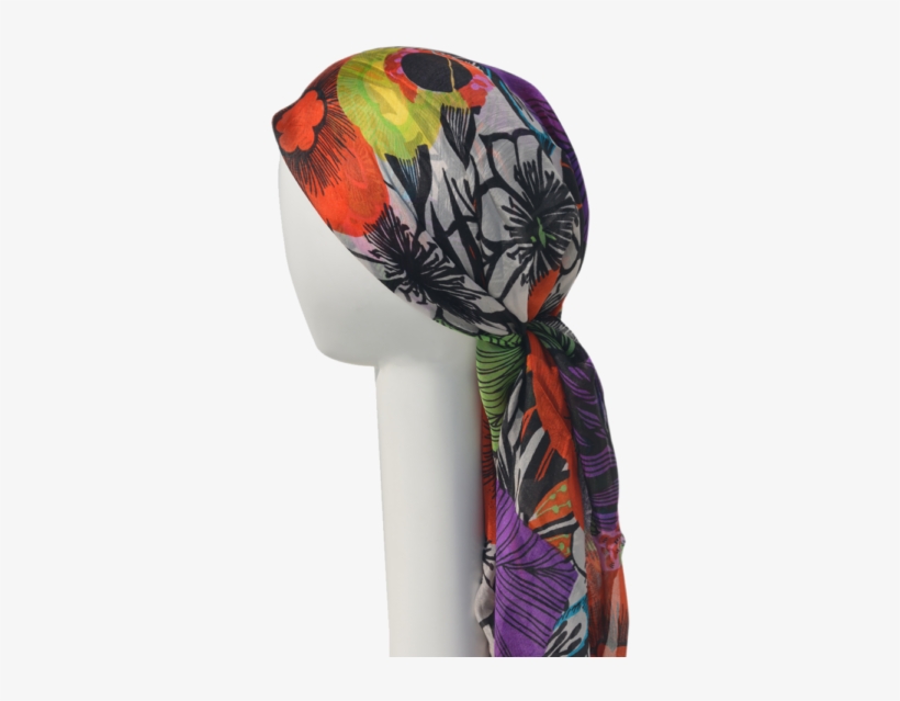 Chemo Silk Scarf Head Covering 100% Silk - Stole, transparent png #9279428