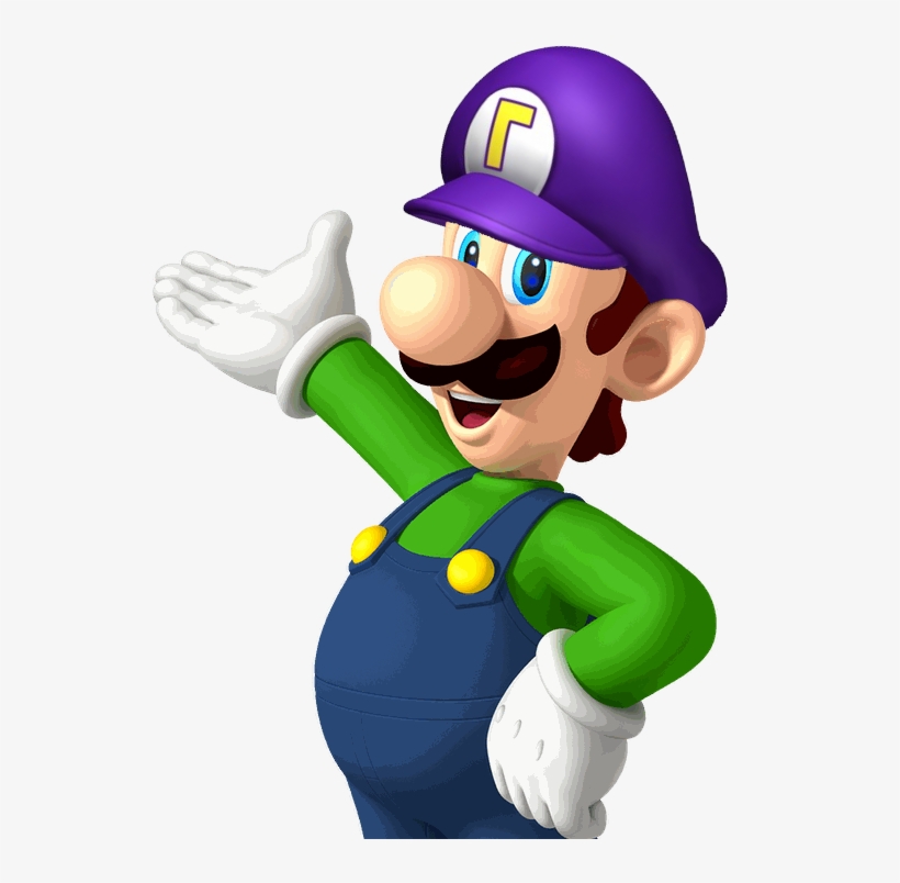 Waluigi's Hat On Luigi - Png Imagens Mario Bros, transparent png #9279692