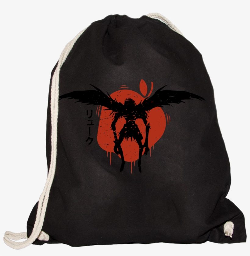 Alundrart Ryuk Sonstiges Turnbeutel Schwarz, transparent png #9280021