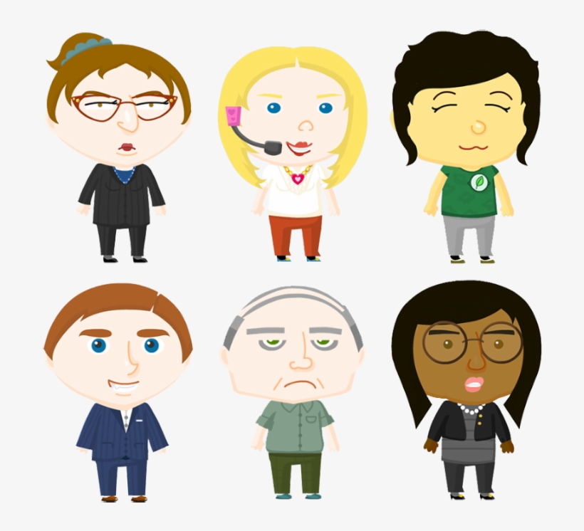 Workerlineup - Cartoon, transparent png #9280753