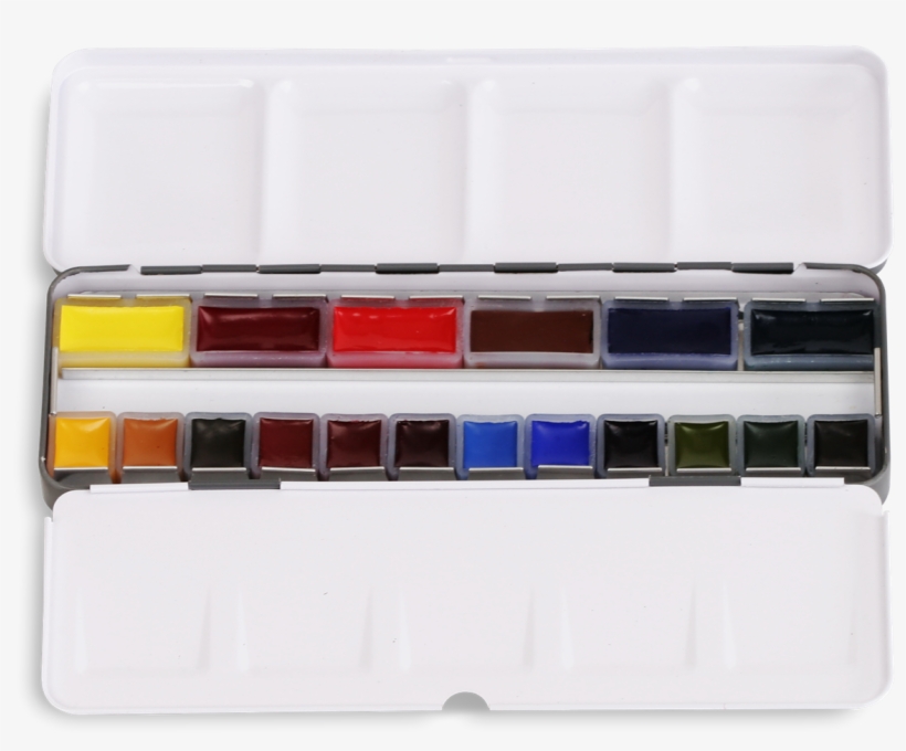 > Scratchmade Da Vinci Watercolor Pan Set - Watercolor Paint, transparent png #9281581