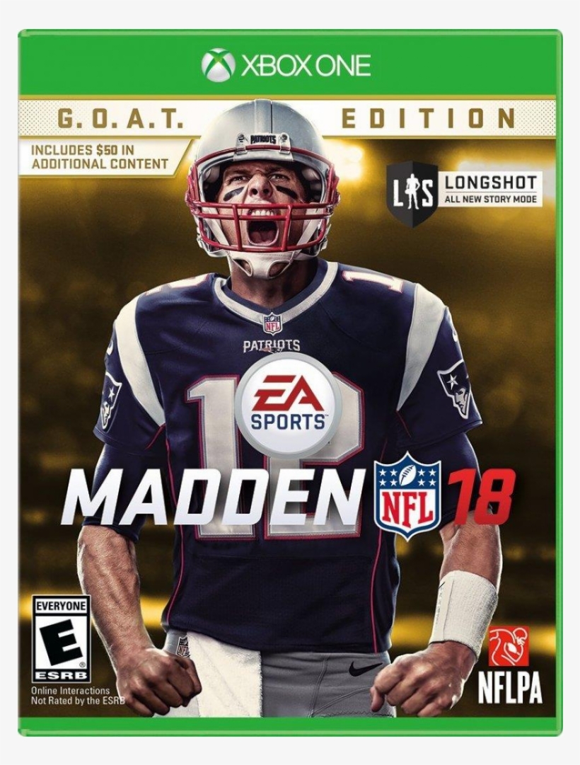 26 Pcs Electronic Arts Madden Nfl - Madden 18 Goat Edition Xbox, transparent png #9281938