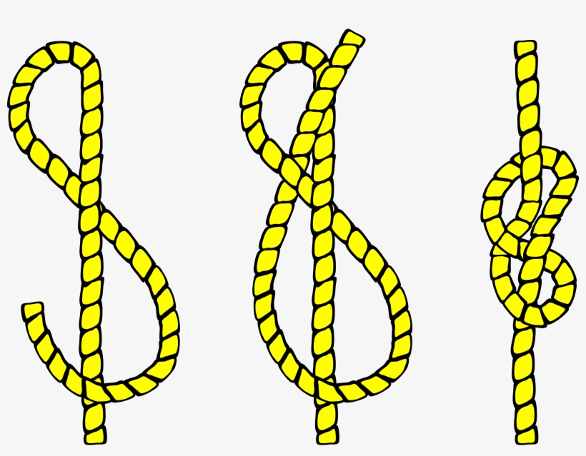 Rope Knots Pretzel - Figure 8 Knot, transparent png #9282124