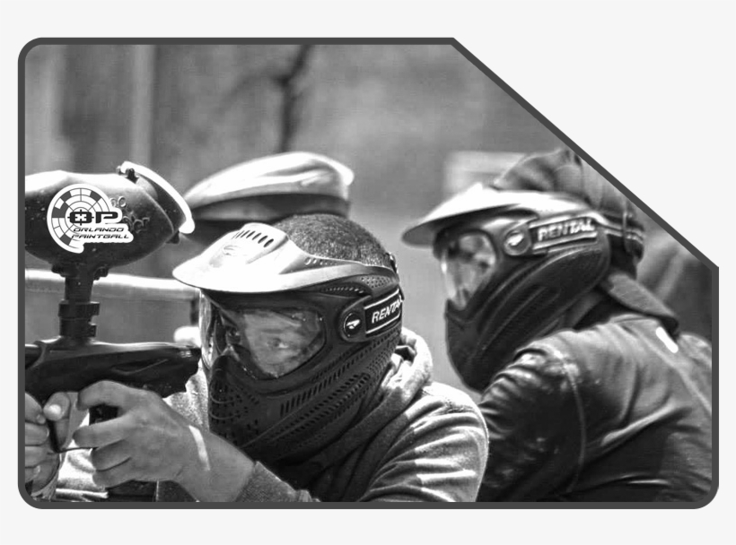 Orlando Paintball Pballers Bw - Paintball, transparent png #9282475