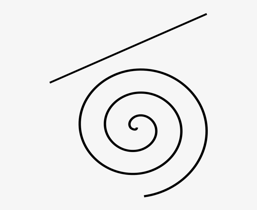 File Draw Line Spiral - Spiral Line Drawings, transparent png #9282865