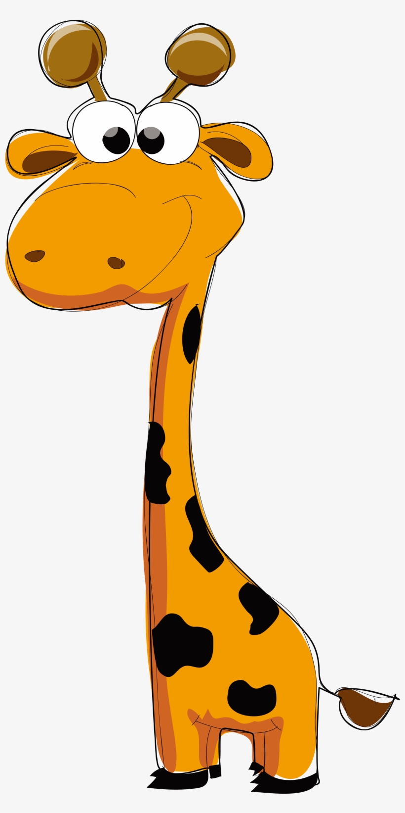 Baby Giraffes Valentines Day Clip Art - Giraffe, transparent png #9283165