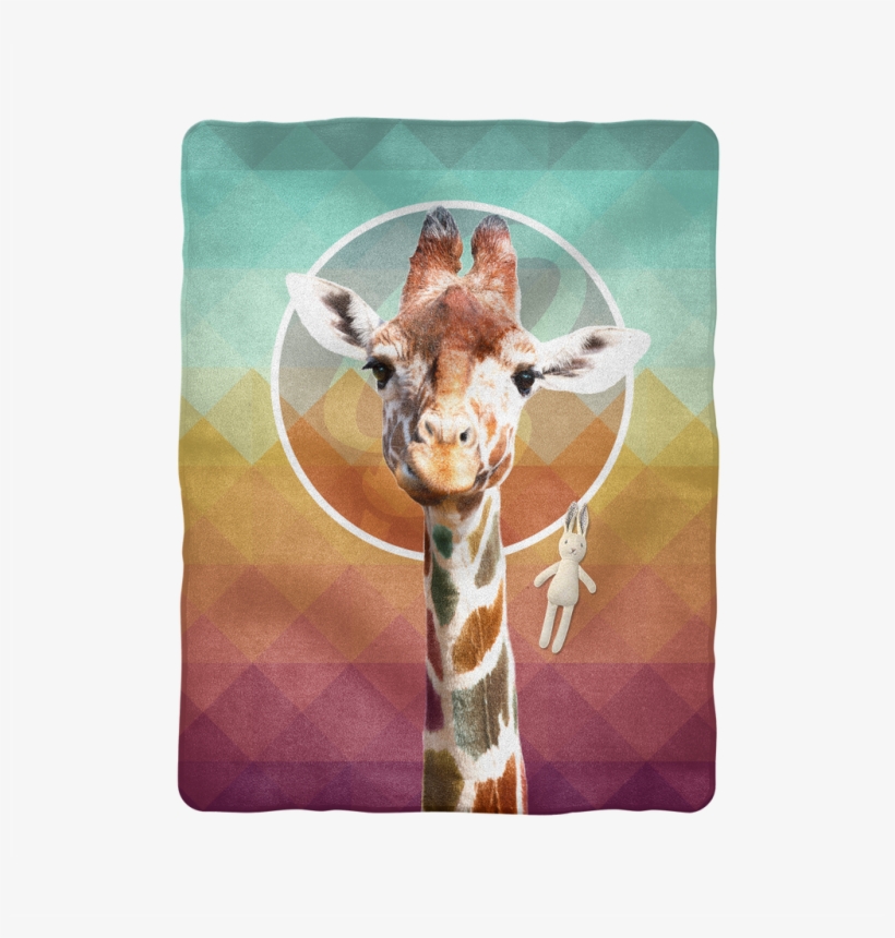 "giraffe Sublimation Baby Blanket\ - Giraffe, transparent png #9283214