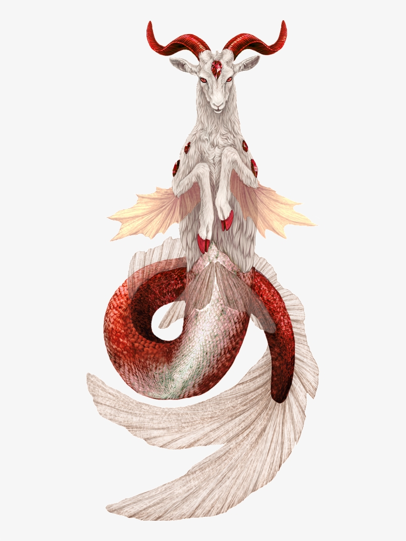 Ruby Capricorn - Signo Capricornio Diseño De Tatuaje, transparent png #9283219