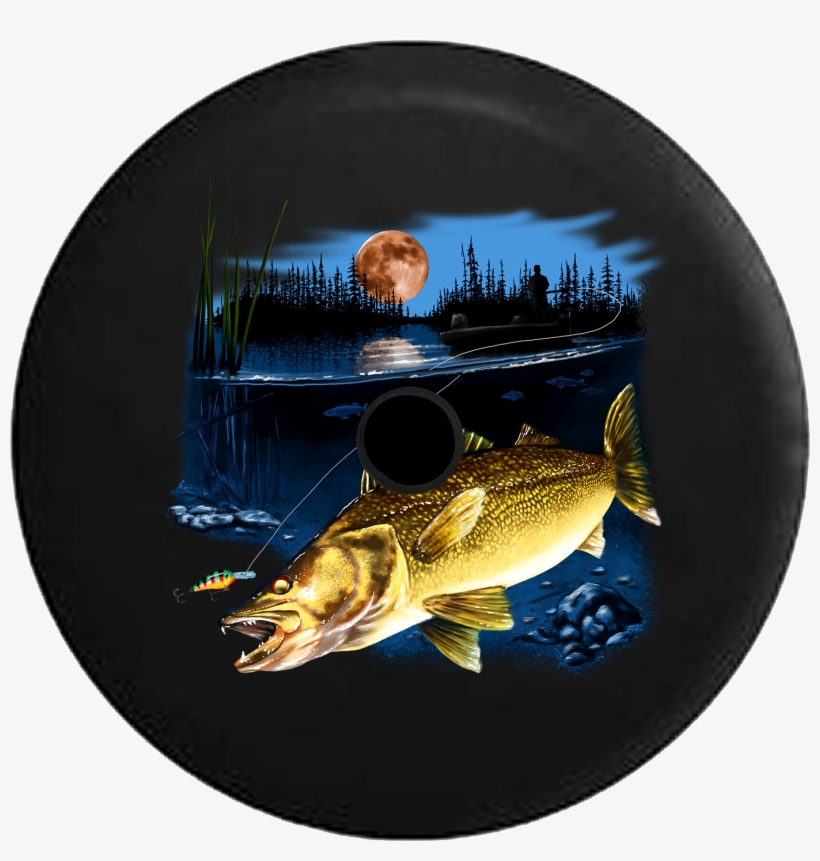 Jeep Wrangler Jl Backup Camera Day Walleye Fish In - Walleye, transparent png #9283365