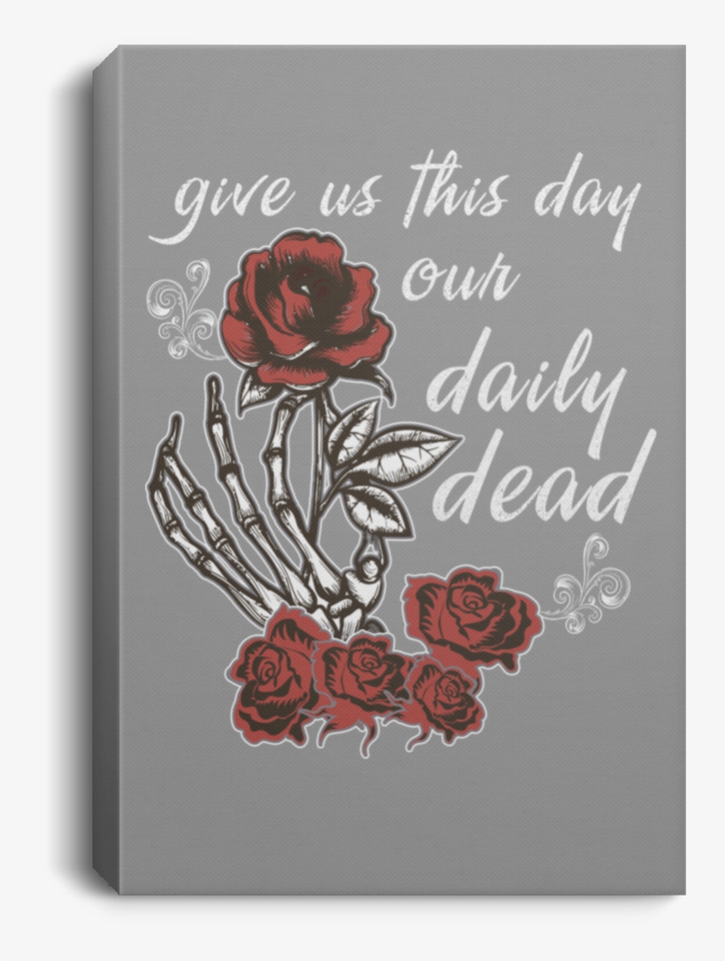 Daily Dead Rose Portrait Canvas - Greeting Card, transparent png #9283508