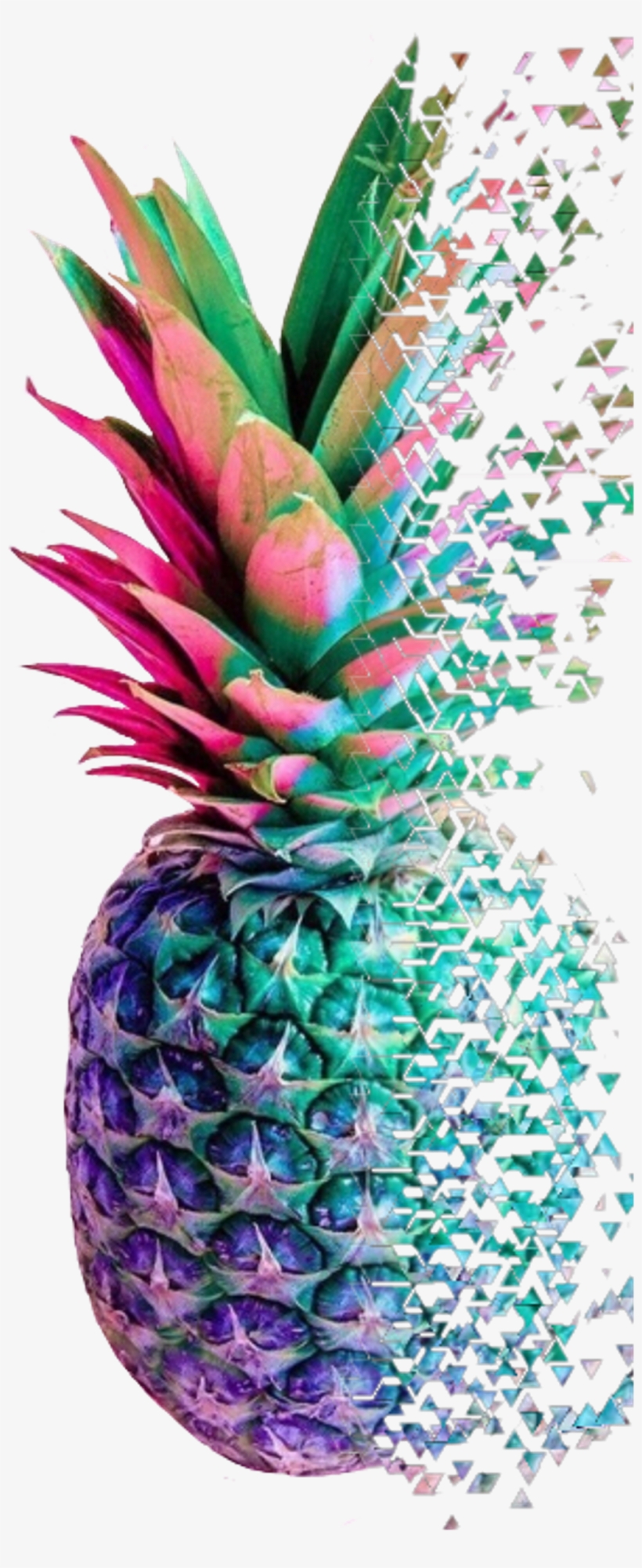 #ananas #challange #sticker #tumblr #bunt #scdispersioneffect - Magic Pineapple, transparent png #9283692