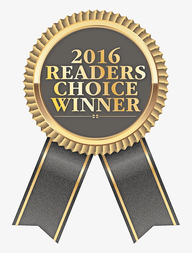 Readers Choice 2016 Ribbon - Hand Mangalsutra With Price, transparent png #9283820