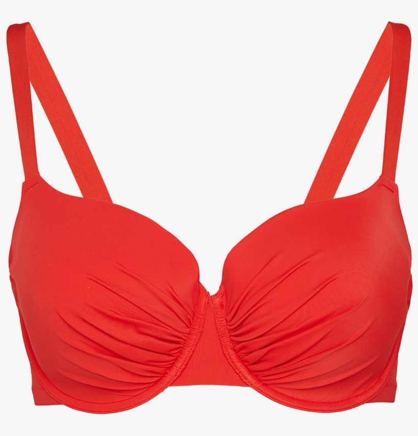 Amaze Balconette Bikini Bra Red - Brassiere, transparent png #9283995