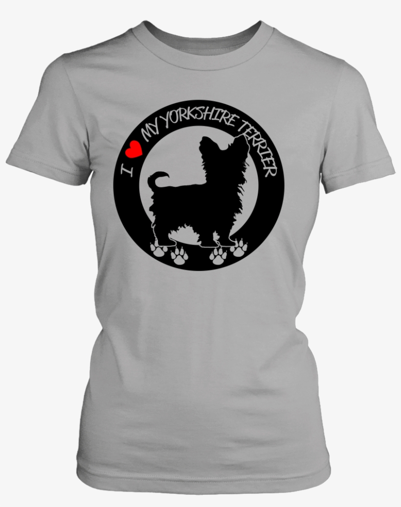 Yorkie Ladies' T-shirt - T-shirt, transparent png #9284074