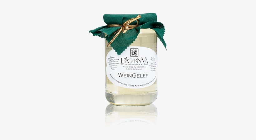 Wine Jelly White - Glass Bottle, transparent png #9284080