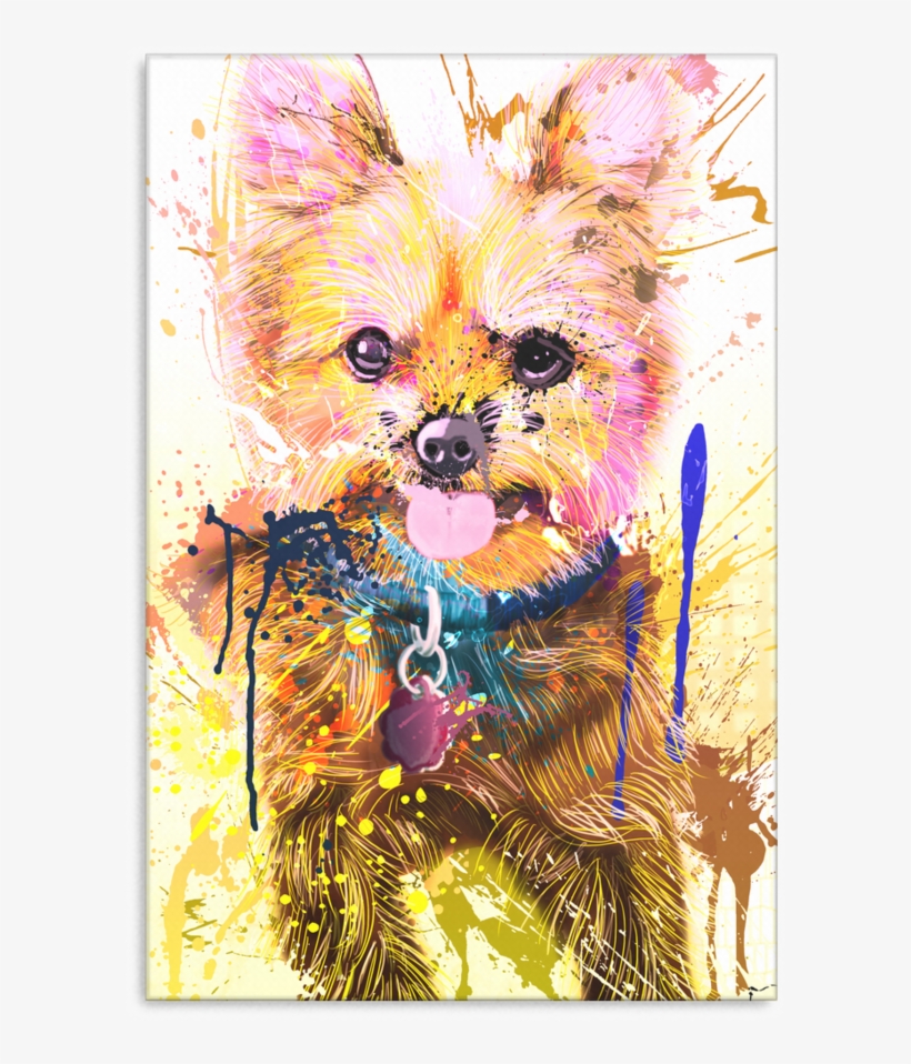 Yorkie Canvas P033 - Kitten, transparent png #9284132