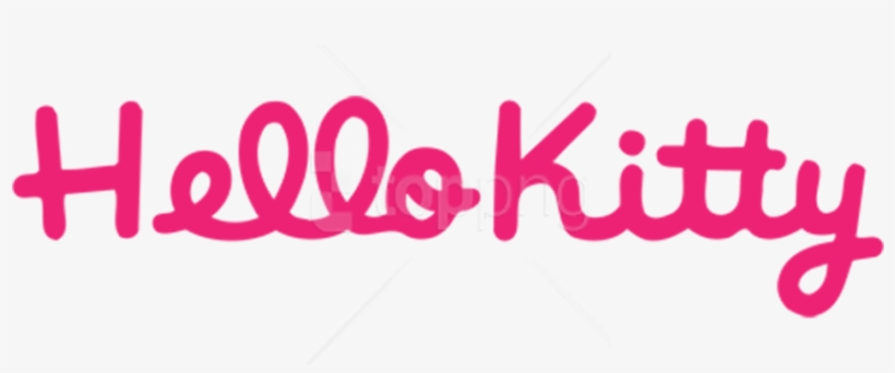 Free Png Hello Kitty Logo Png - Hello Kitty Logo Transparent, transparent png #9284133