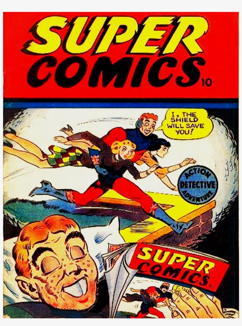 Super Comics, transparent png #9284551