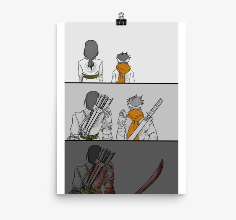 Genji And Hanzo Comic - Cartoon, transparent png #9285222