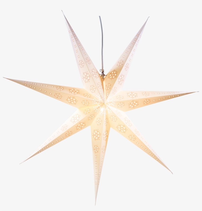 Illuminated Paper Star, White, For Hanging Up, 78 Cm - Rockstar Energy Destiny 2 Emblem, transparent png #9285307
