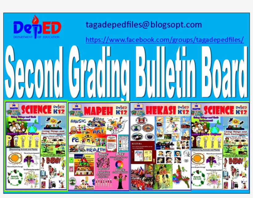Grade V Second Grading Bulletin Board - Dep Ed, transparent png #9286660