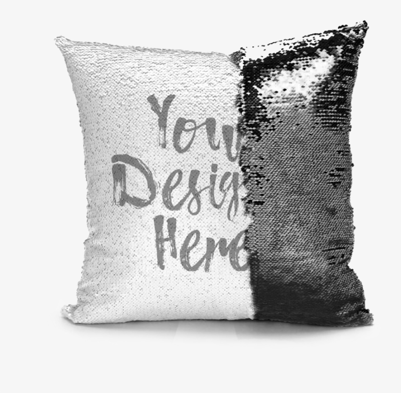 Custom Mermaid Reversible Sequin Pillows Qstomize Com - Nick Cage Sequin Pillow, transparent png #9287024
