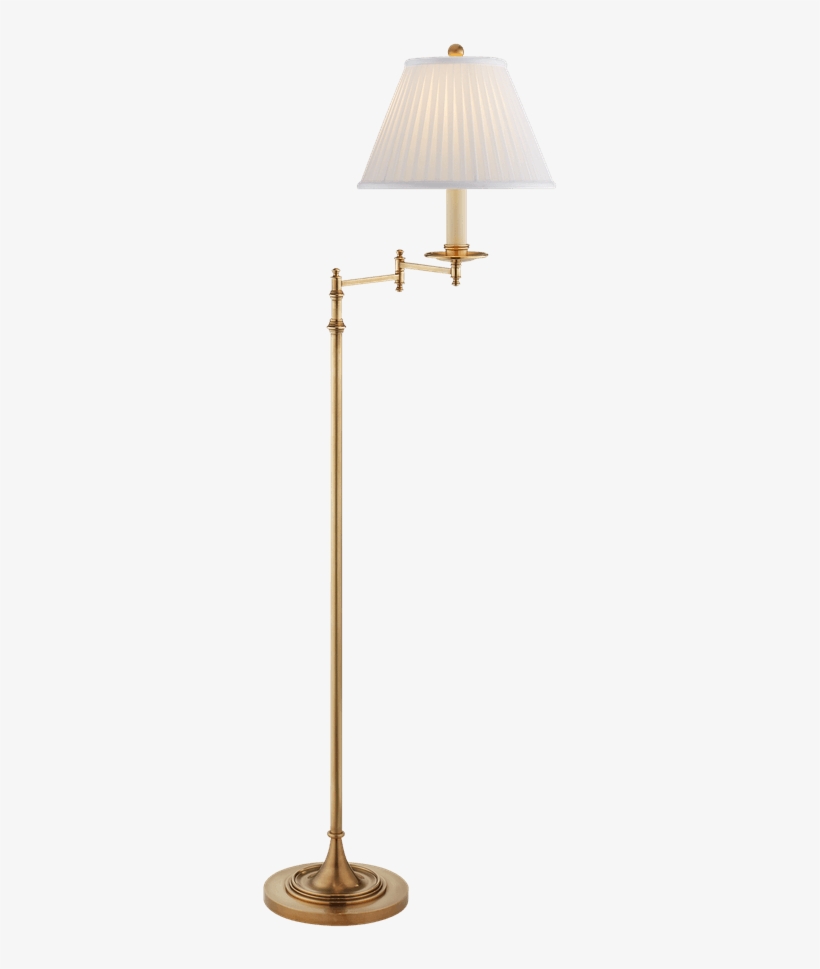 Floor Lamp Swing Arm Brass, transparent png #9287513