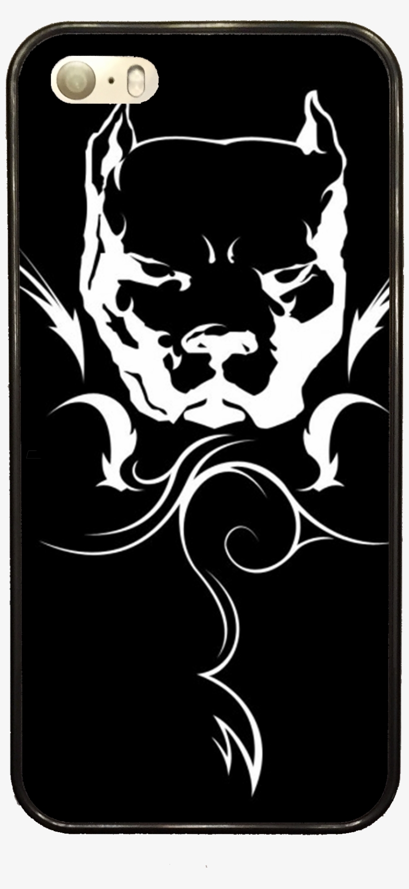 Pit Bull Phone Case *free Shipping* - Pitbull Tribal, transparent png #9288615