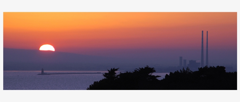 Poolbeg Sunset - Sunset, transparent png #9289767
