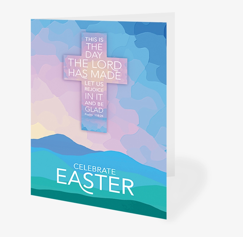 Easter Rejoice Card - Cross, transparent png #9290638