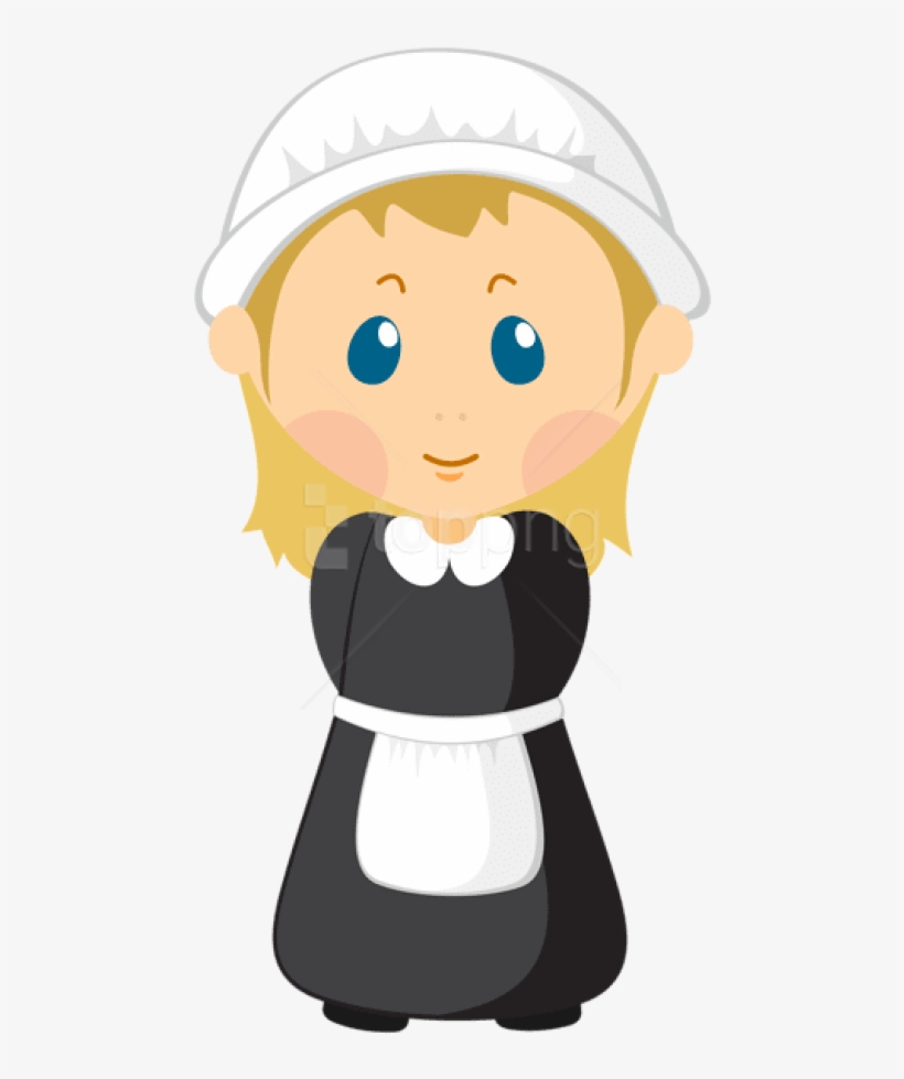 Free Png Download Girl Pilgrim Png Images Background - Clip Art, transparent png #9291234