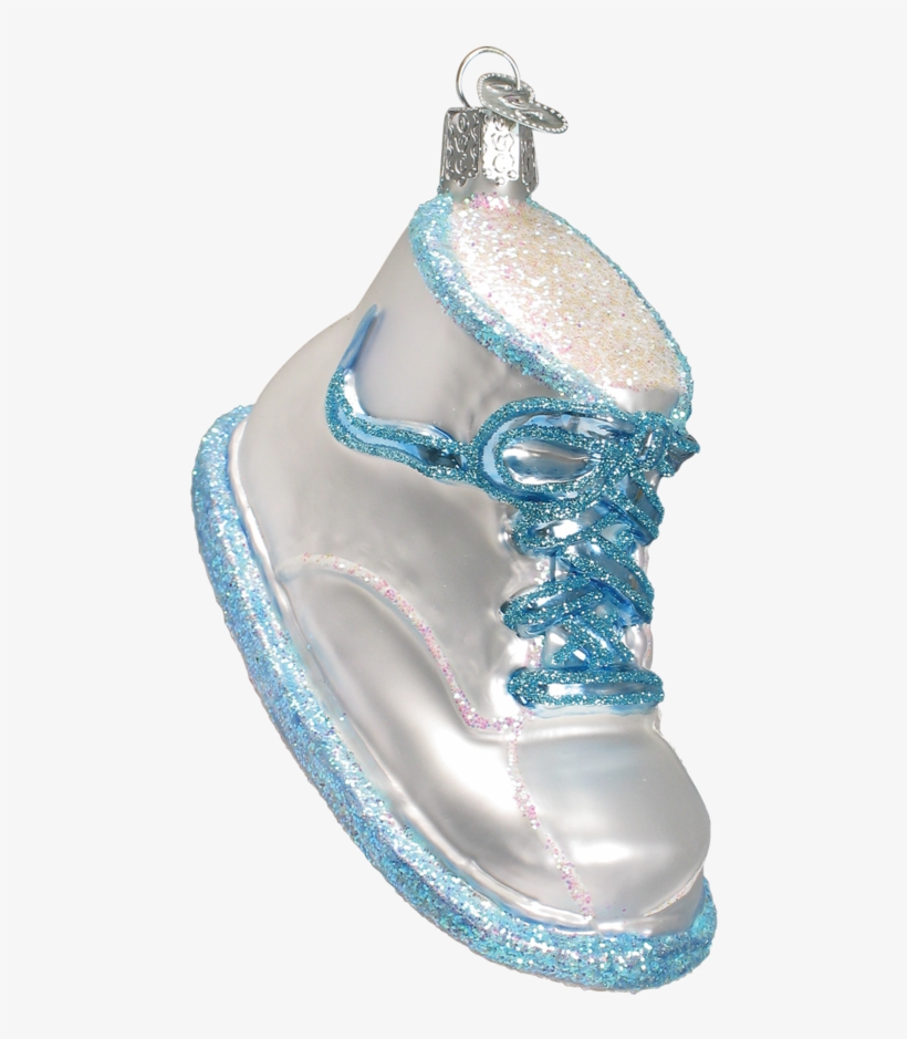 Blue Baby Shoe Christmas Ornament Old World Christmas - Walking Shoe, transparent png #9291469