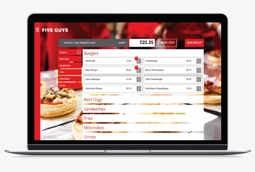 Noqu Online - Five Guys - Display Device, transparent png #9291606