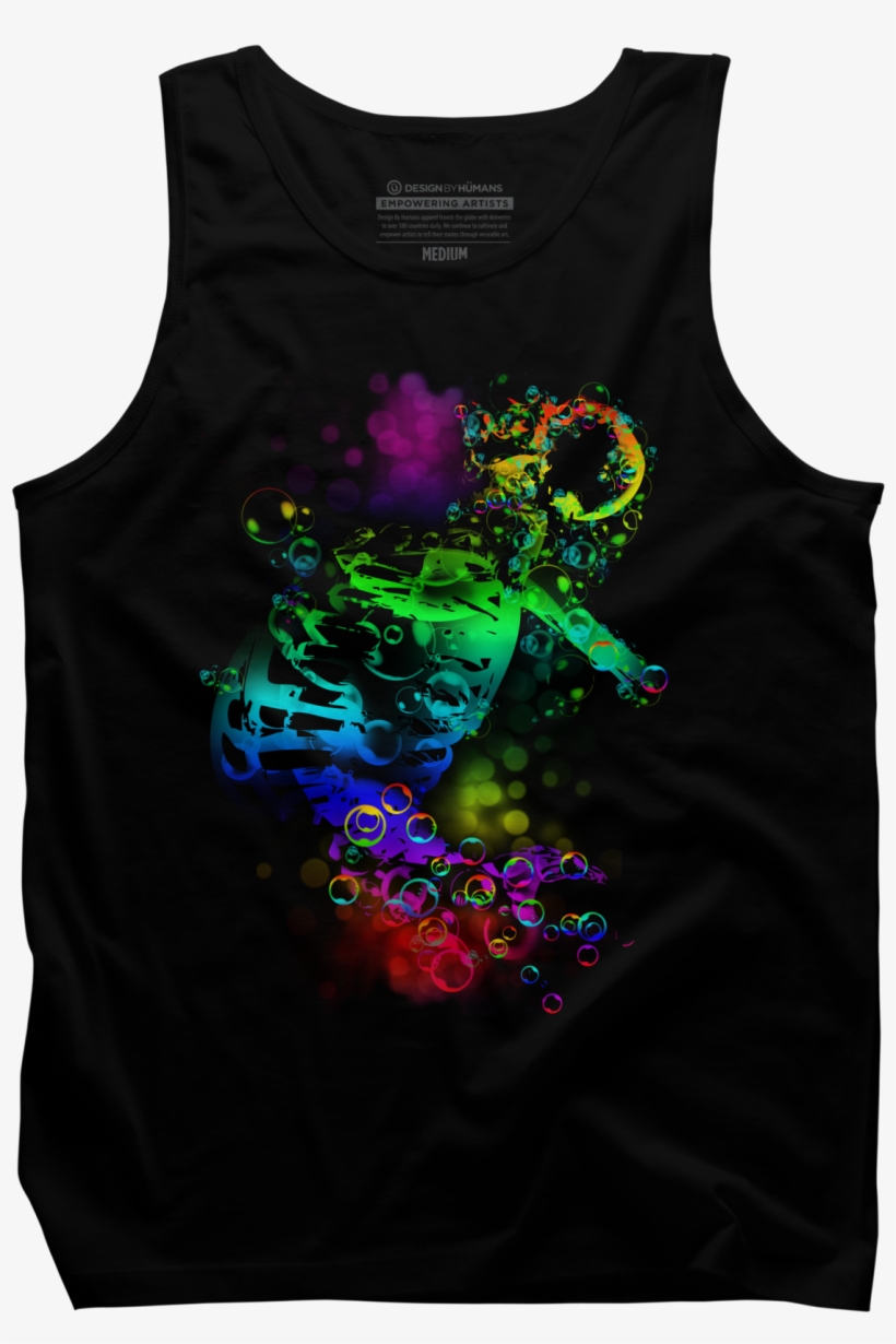 Dancing Skeleton Mens Tank Top - Active Tank, transparent png #9291920