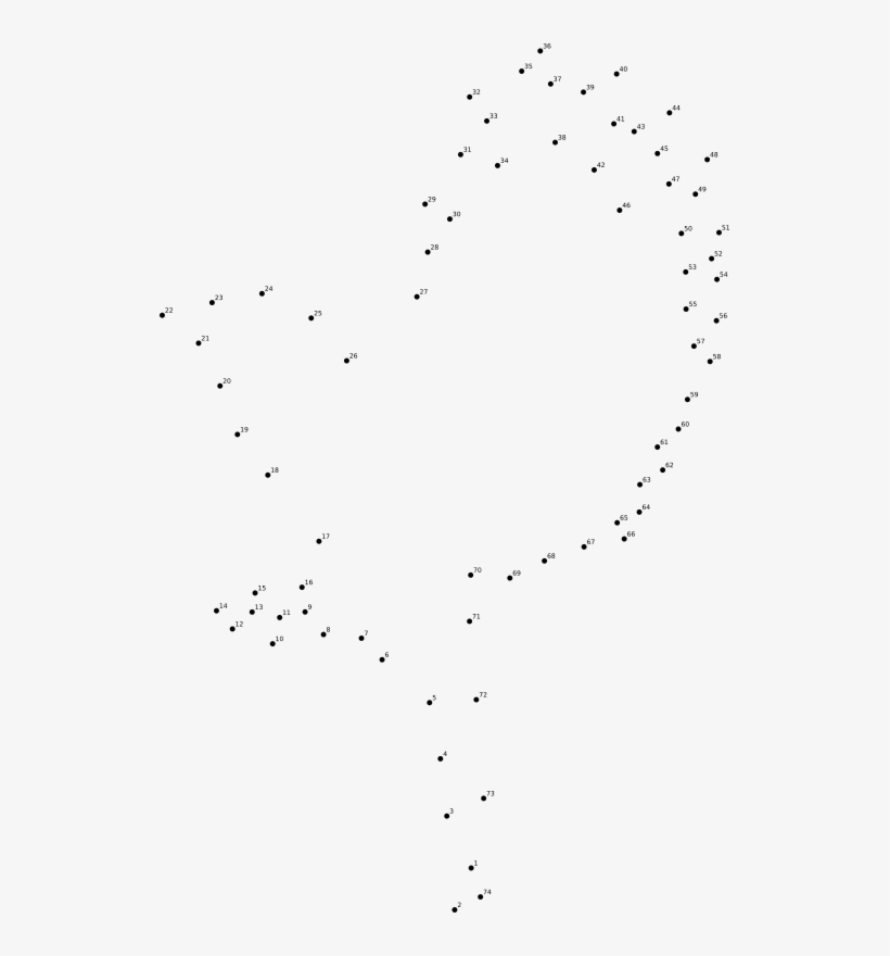 Flapping Bird Connect The Dots - Monochrome, transparent png #9292488