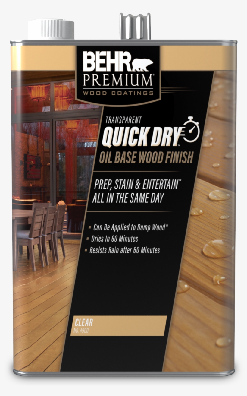 Behr Premium Quick Dry Oil Base Wood Finish - Behr Premium Plus Ultra, transparent png #9292787