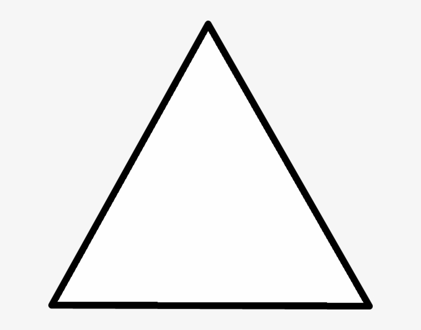 Círculo Hexágono Octógono Óvalo Pentágono Rectángulo - Dibujo De Un Triángulo, transparent png #9293109