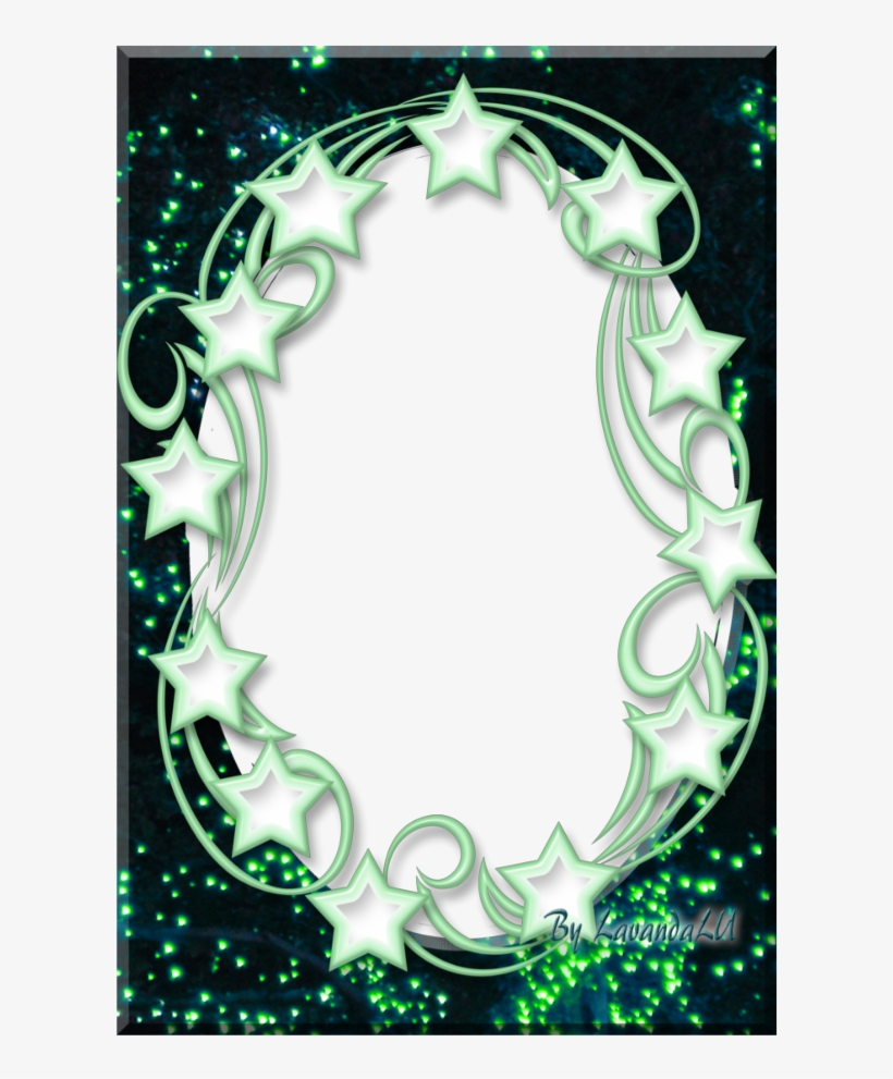 #mq #green #glitter #stars #glow #frames #border #borders - Circle, transparent png #9293654