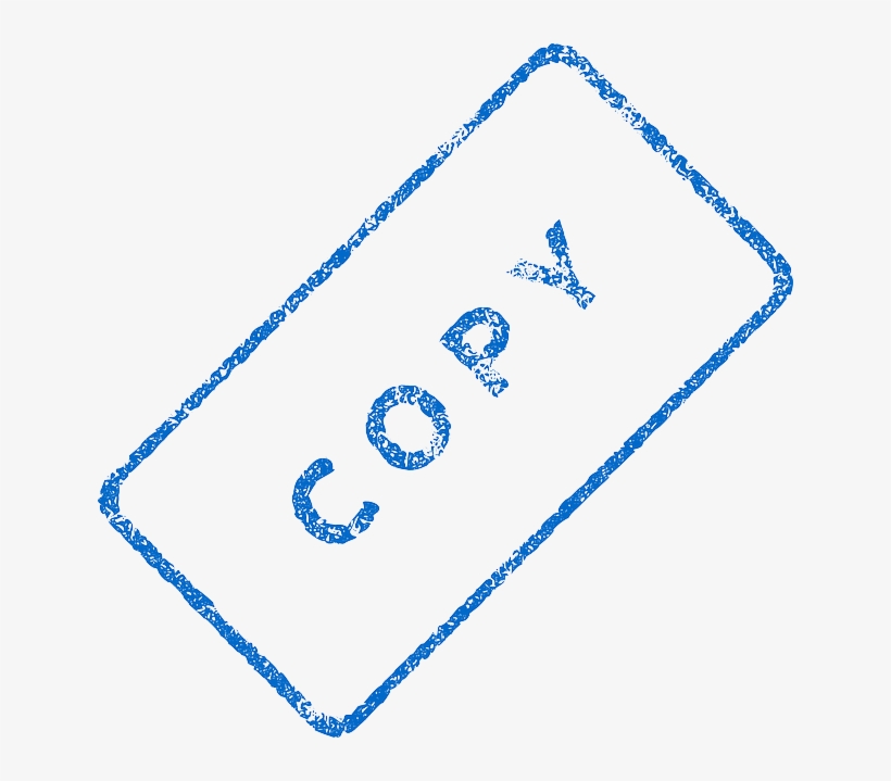 Copy-stamp - Copy Watermark Png, transparent png #9293995