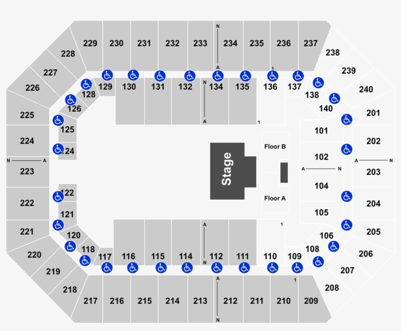 Cedar Park Center Seating Chart Rows