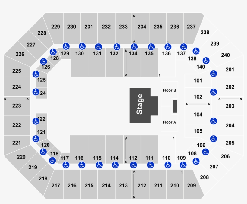 Gila River Arena Seating Chart Ufc