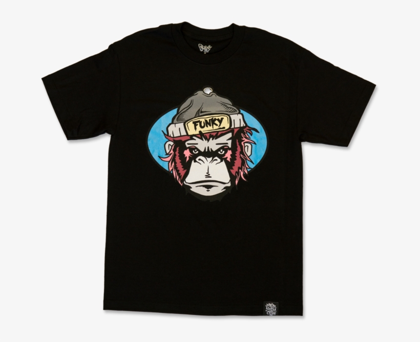 Funky Monkey T-shirt - Shirt, transparent png #9295044