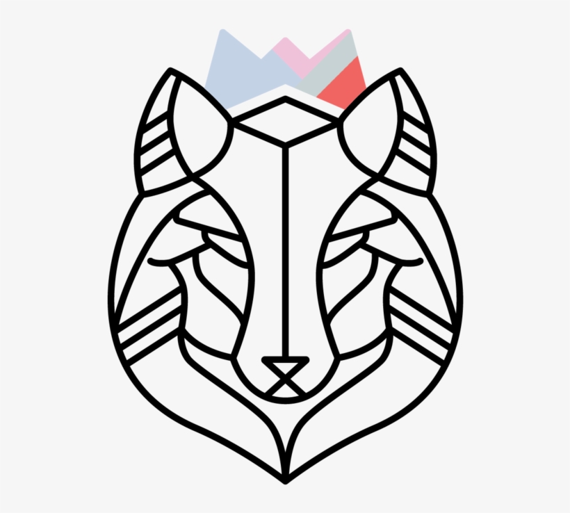 Wolf Crown Master Pattern Crown - Gender Reveal, transparent png #9295352