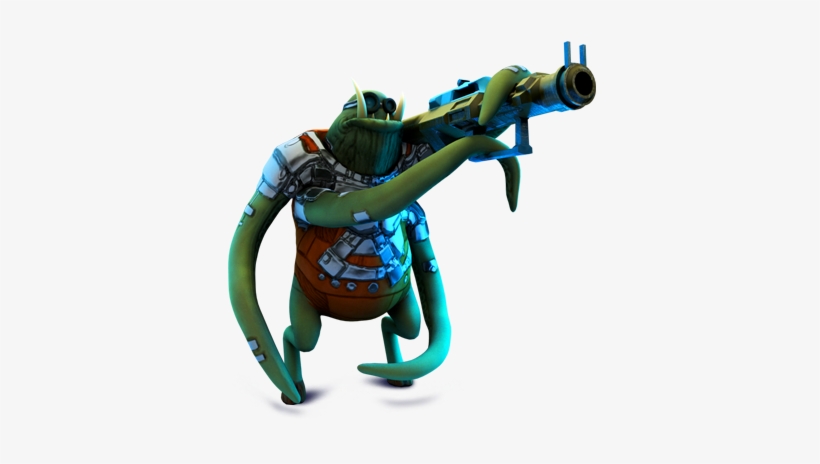 Download - Alien With Gun Png, transparent png #9295408