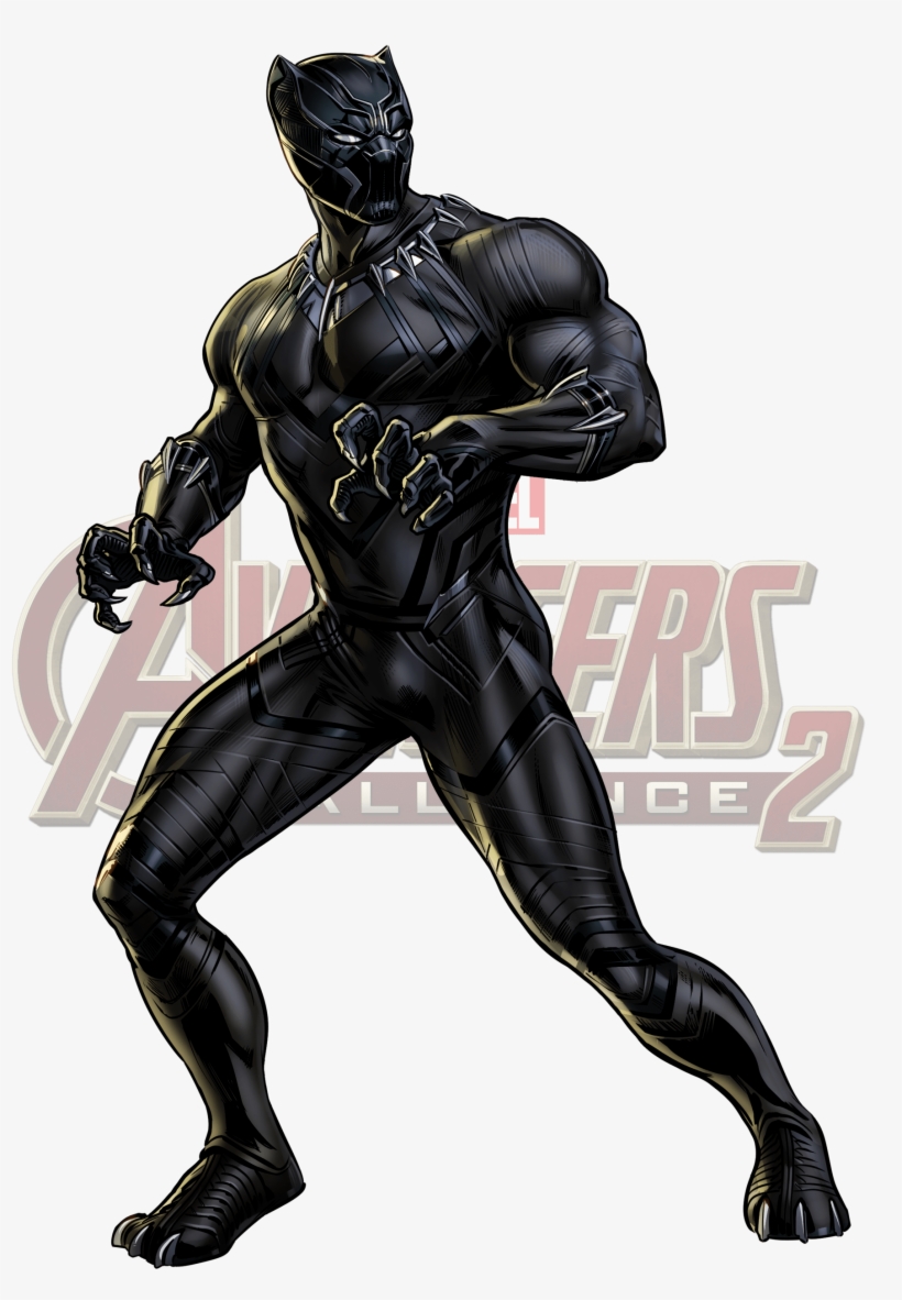 Civil War Black Panther Marvel Avengers Alliance - Marvel Alliance Black Panther, transparent png #9295464
