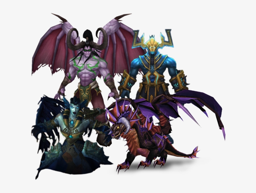 Wow Illidan Stormrage Model, transparent png #9295538
