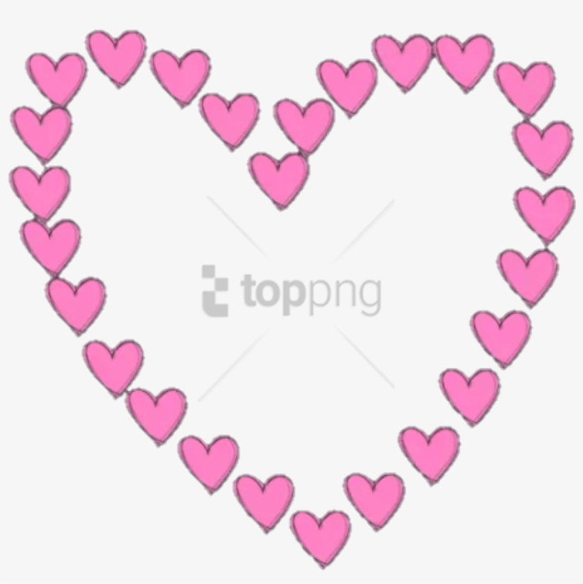 Free Png Pink Tumblr Hearts Png Image With Transparent - Pink Tumblr Hearts Png, transparent png #9297262