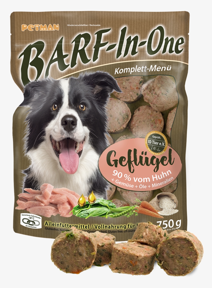 Petman Barf In One Geflügel 750 G - Barf In One Geflügel, transparent png #9297328